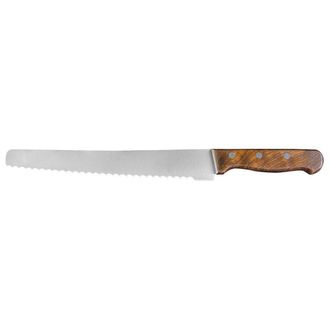 Нож кондитерский 25 см, деревянная ручка