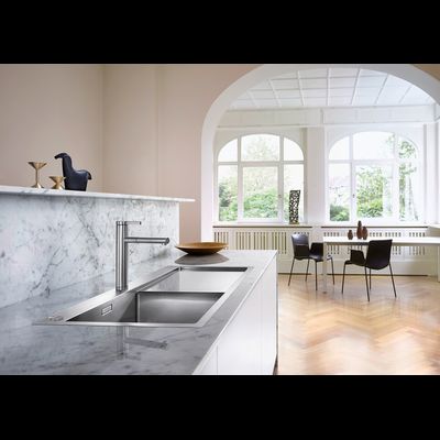 Мойка Blanco CLARON 500-IF/A с отв. арм. InFino, Durinox