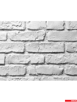 Кирпич "АВСТРИЙСКИЙ", бетон, цв. Белый, уп.1м2(48шт)(22кг)(40уп)