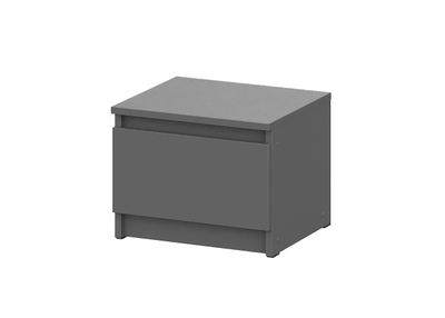 Денвер тумба прикроватная Графит серый