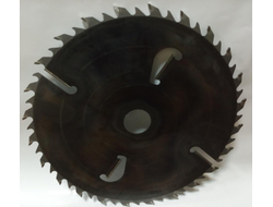 Пилы дисковые 450*50*24z+24+4 (3,0/4,6) WST с твердосплавными напайками и подрезными ножами