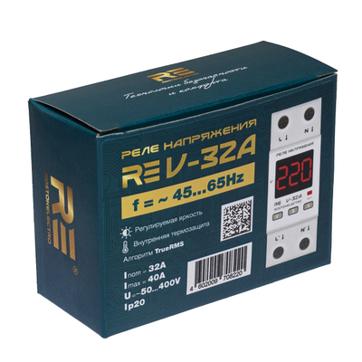 Реле защиты по напряжению однофазное 32 А, 230 В, фото 4