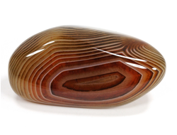 Сердолик, сардоникс, полировка, Индия (45*25*21 мм, 34 г) №28993