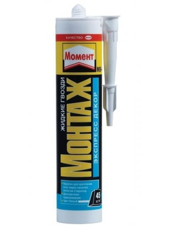 Клей "Момент Монтаж" экспресс Декор, МВ-45, цвет белый, 400 гр.