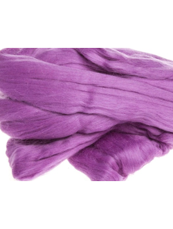 Шерсть для валяния, лента гребенная, Камтекс, полутонкая, орхидея (179), 50г