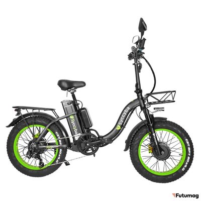 Электровелосипед Syccyba H2 DUAL зеленый