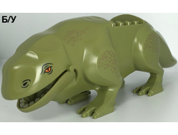 ! Б/У - Dewback, Claws and Short Tail Pattern 2 - Star Wars, Olive Green (16875pb02c01) - Б/У