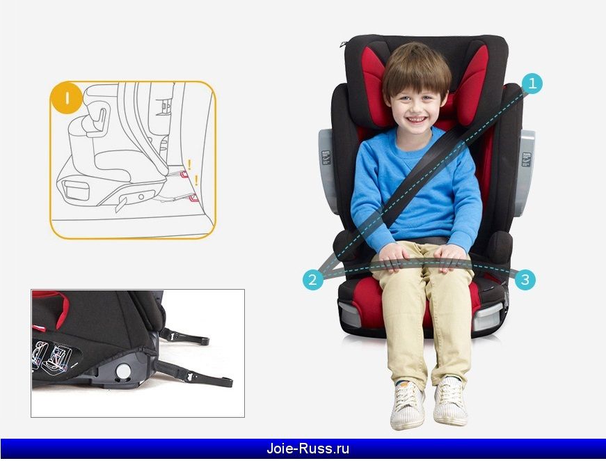 столик может быть убран и ребенок будет удерживаться за счет ремня безопасности