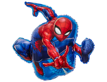 Шар (31''/79 см) Фигура, Человек Паук в прыжке, 1 шт. в уп.