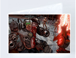 Обложка на студенческий билет Doom/ Дум №5