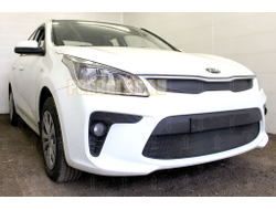 Защита радиатора KIA RIO 2017- black низ