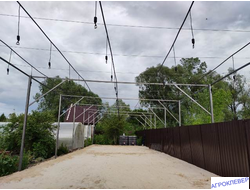 Подвес с микродождевателем / фоггером (6мм Н), с клапаном "антикапля", 50 см (черный) 22,8-33,9 л/ч