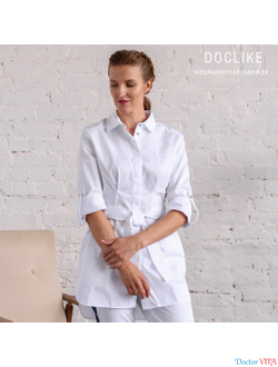 БЛУЗА DOCLIKE DL492 белая