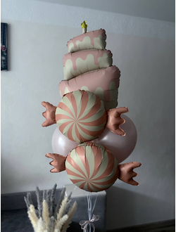 Фонтан из шаров сладкий