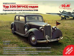 Сборная модель: (ICM 35537) Германский легковой автомобиль Typ 320 (W142) седан