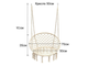 Подвесное плетёное круглое кресло (50см, 60см, 80см)