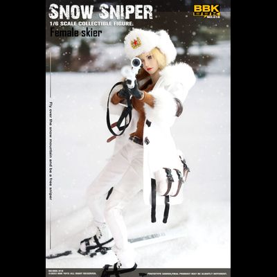 Лыжница-снайпер - КОЛЛЕКЦИОННАЯ ФИГУРКА 1/6 scale Snow Sniper (BBK018) - BBK