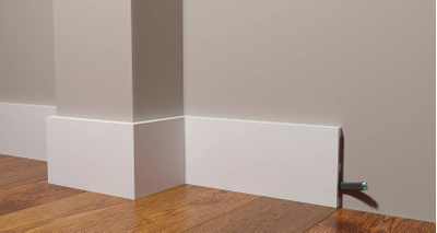 Напольный плинтус Decor-Dizayn DD710, для покраски, влагостойкий, ударопрочный, 2 метра