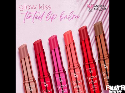 GOLDEN ROSE Тинт- бальзам для губ Glow Kiss Tinted Lip Balm, Peach Shake, №04