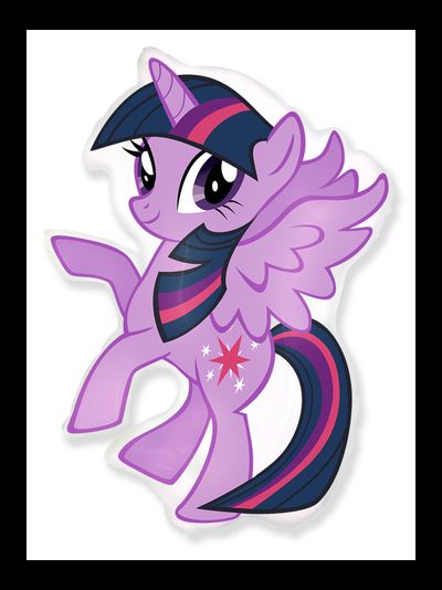 Фольгированная фигура с гелием &quot;Милая пони Искорка&quot; 81см