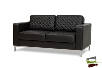 Bent2-2 БЕНТЛИ Диван 2-х местный чёрный