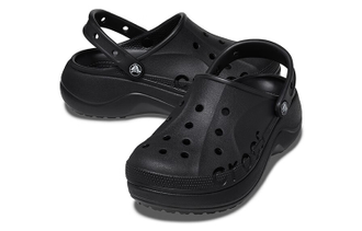 Crocs Baya Platform Clog Черные