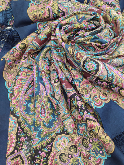 Павловопосадский платок Колдовская ночь 1934-14