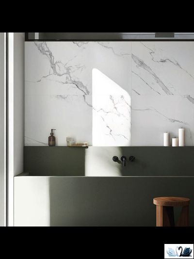 Керамогранит Stellare Ceramica Carrara Bianco 60x120 см белый матовый