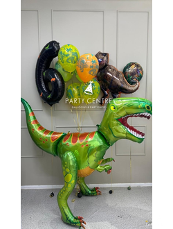 Набор с большим динозавром и цифрой