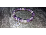 Браслет из аметист 8 мм