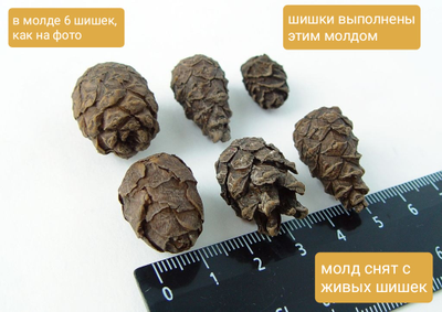 "Шишки" силиконовый молд