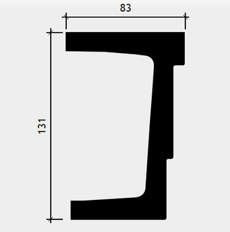 Архитрав 1.26.001 - 131*83*2000мм