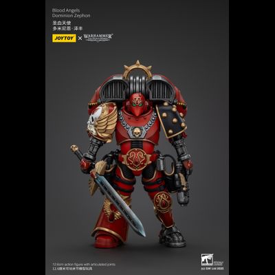 Доминион Зефон, капитан Кровавых Ангелов (Warhammer Horus Heresy) - КОЛЛЕКЦИОННАЯ ФИГУРКА 1/18 Blood Angels Dominion Zephon (JT01154) - JOYTOY