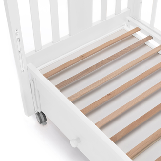 Детская кровать Nuovita Lusso Swing продольный  Bianco/Белый
