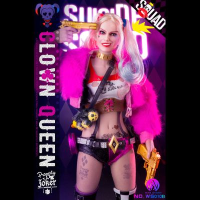 Харли Квинн (делюкс версия) - Коллекционная ФИГУРКА 1/6 Clown Queen deluxe edition (WS010-B) - War Story