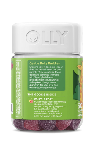 OLLY Kids Friendly Fiber - Жевательные мармеладки для поддержки пищеварения и регулярного стула детей