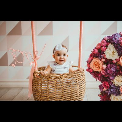 Оформление детского годовасия в стиле "Flowers party" "№ 1460