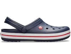 CROCS CROCBAND CLOG NAVY BLUE RED