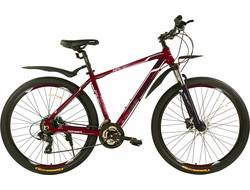 Pioneer Navigator 29" (алюминий,  21 скорость, диск. тормоза, гидравлика) (cherry-black)