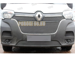 Защита радиатора для Renault Master 2020- (4 части) black