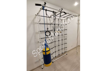 ДСК "ПИОНЕР-С4РМ"^ цвет металла - белый, перекладины серые + детский боксерский набор