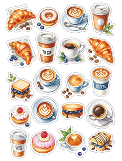 Наклейка "Аромат кофе", 30х20