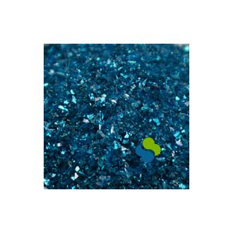 Стеклокрошка декоративная Синий лед 0,4-0,7 мм