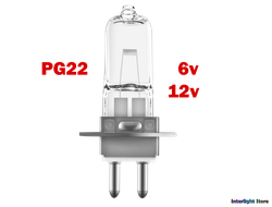 Галогенные лампы цоколь PG22