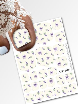 Мини пленки для педикюра LIT-079