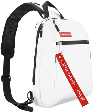 Рюкзак с одной лямкой - сумка на грудь Optimum XXL RL, белый