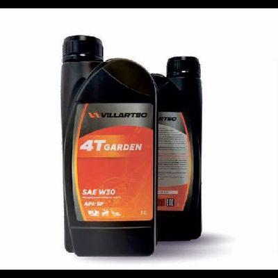 Моторное масло VILLARTEC 4T GARDEN для 4-х тактных двигателей SAE W30 1 л (летнее)