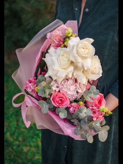 Букет с розами Плая Бланка