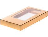 Коробка для плитки шоколада (золото), 160*80*17мм