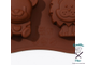 Форма для льда и кондитерских украшений Доляна «Зоопарк», 21×10 см, 8 ячеек, цвет МИКС